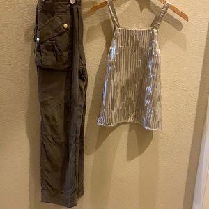 NWOT Marc Jacobs Silk Cargo Styled Pants